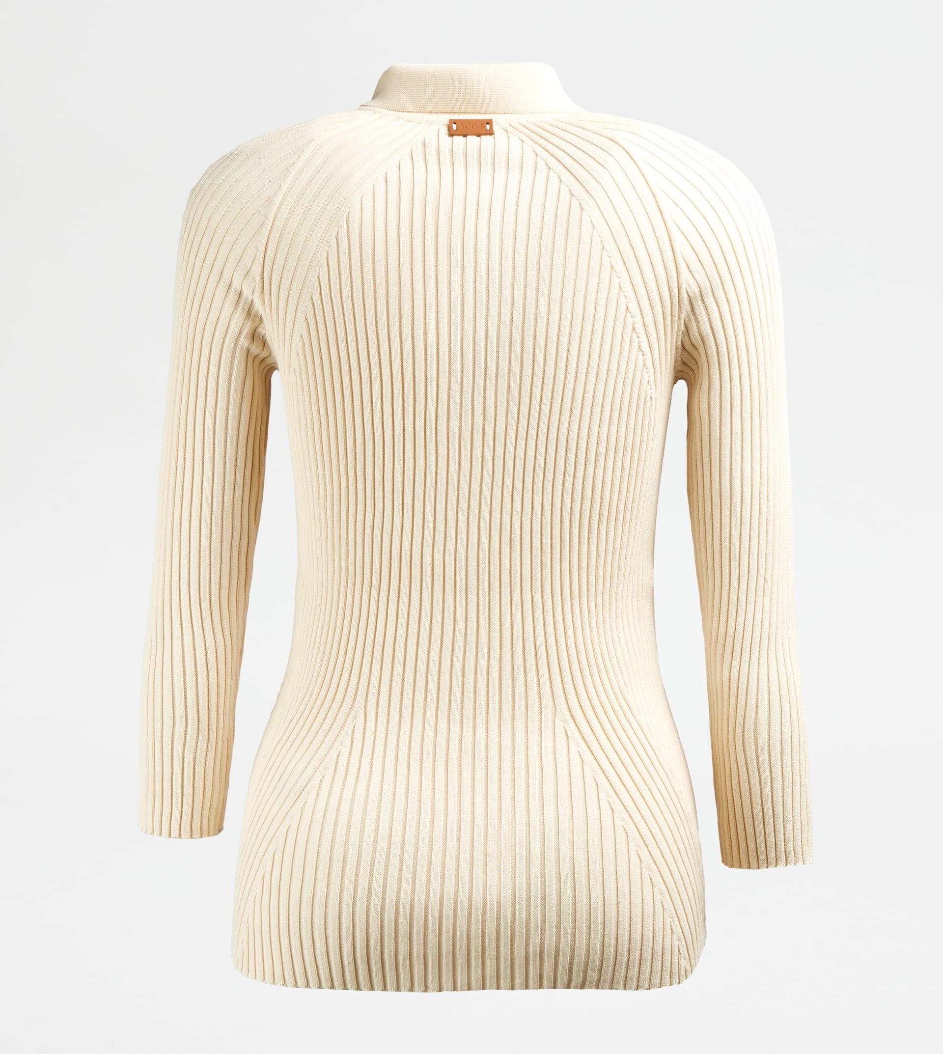 POLO SHIRT IN KNIT - WHITE - 8