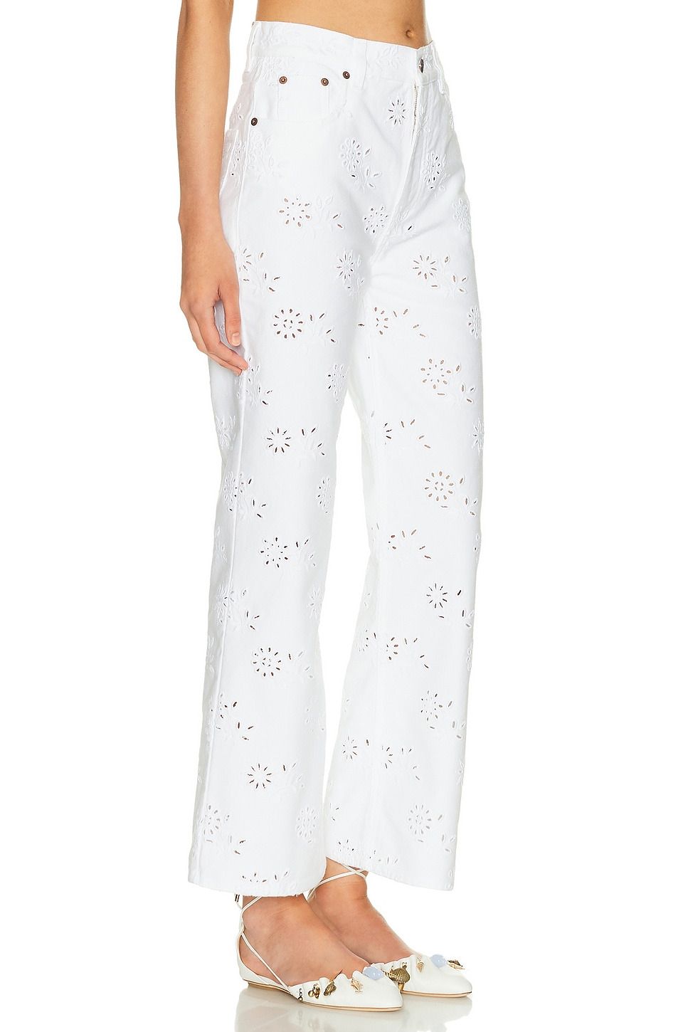 Denim Straight Leg Pant - 2