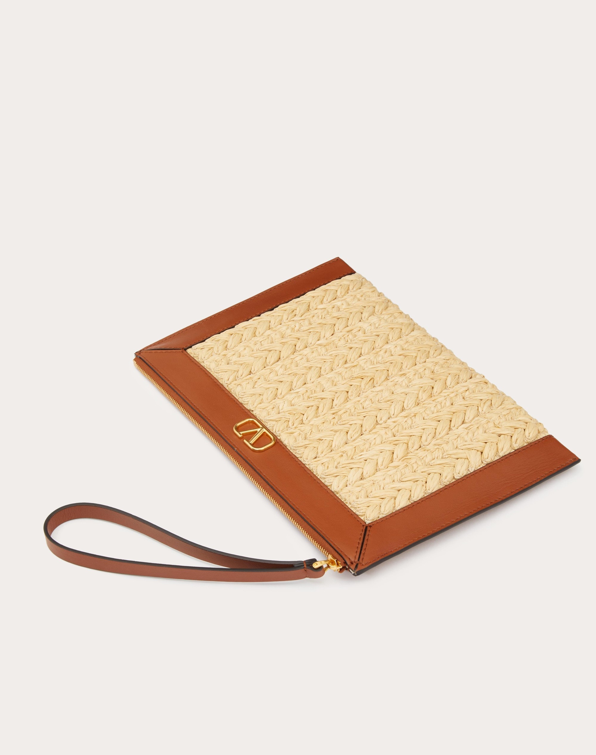 VLOGO SIGNATURE STRAW POUCH - 5