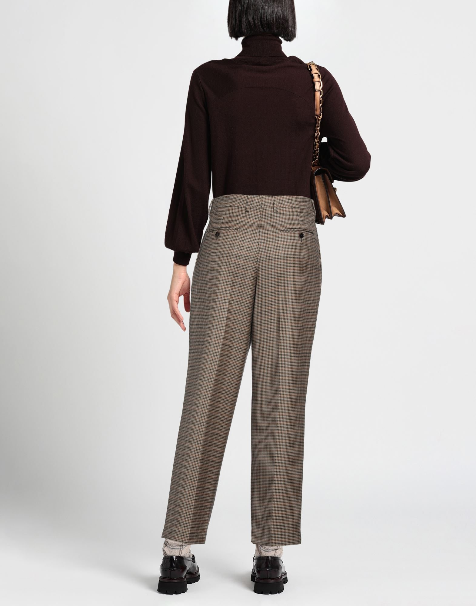 Khaki Women's Casual Pants - 3