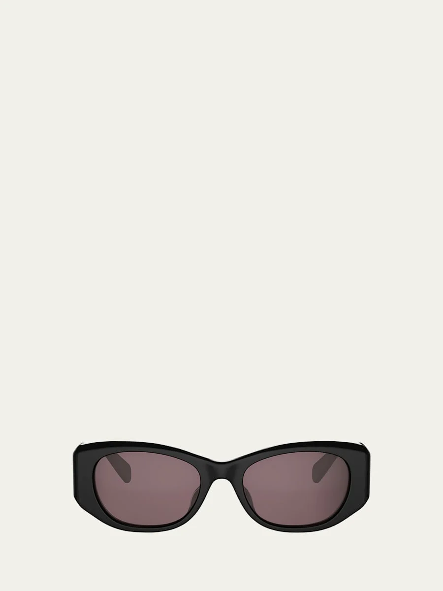 Celine 3 Dots Acetate Rectangular Sunglasses - 1