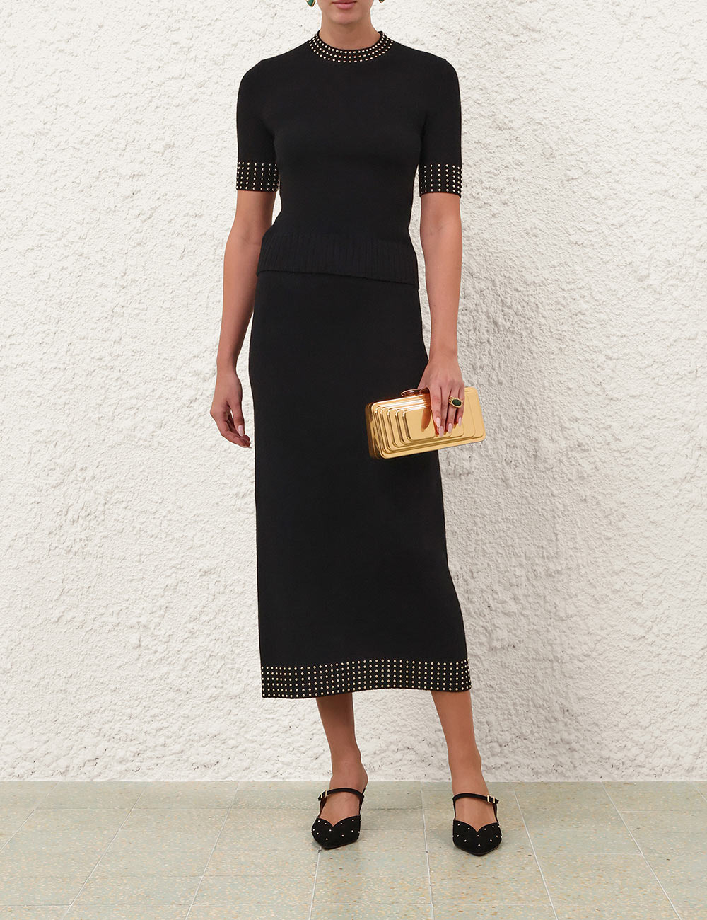 REBELLION EMBELLISHED SKIRT - 2