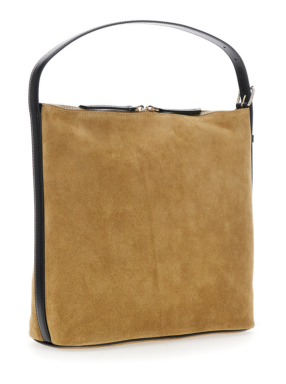 A.P.C. Women 'Vera' Beige Shoulder Bag With Top Handle And Zip Closure In Suede Woman - 3