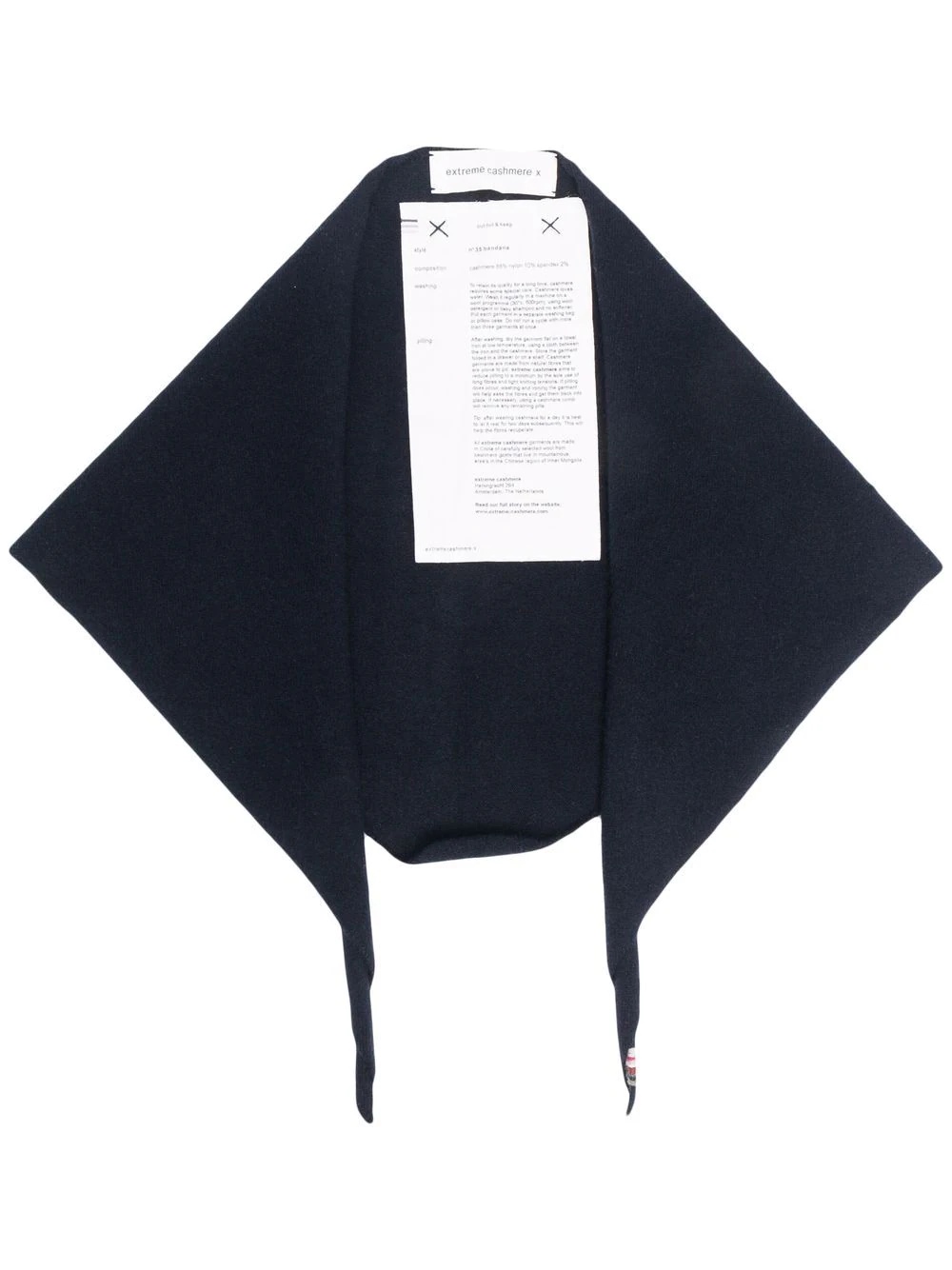 navy bandana scarf - 1