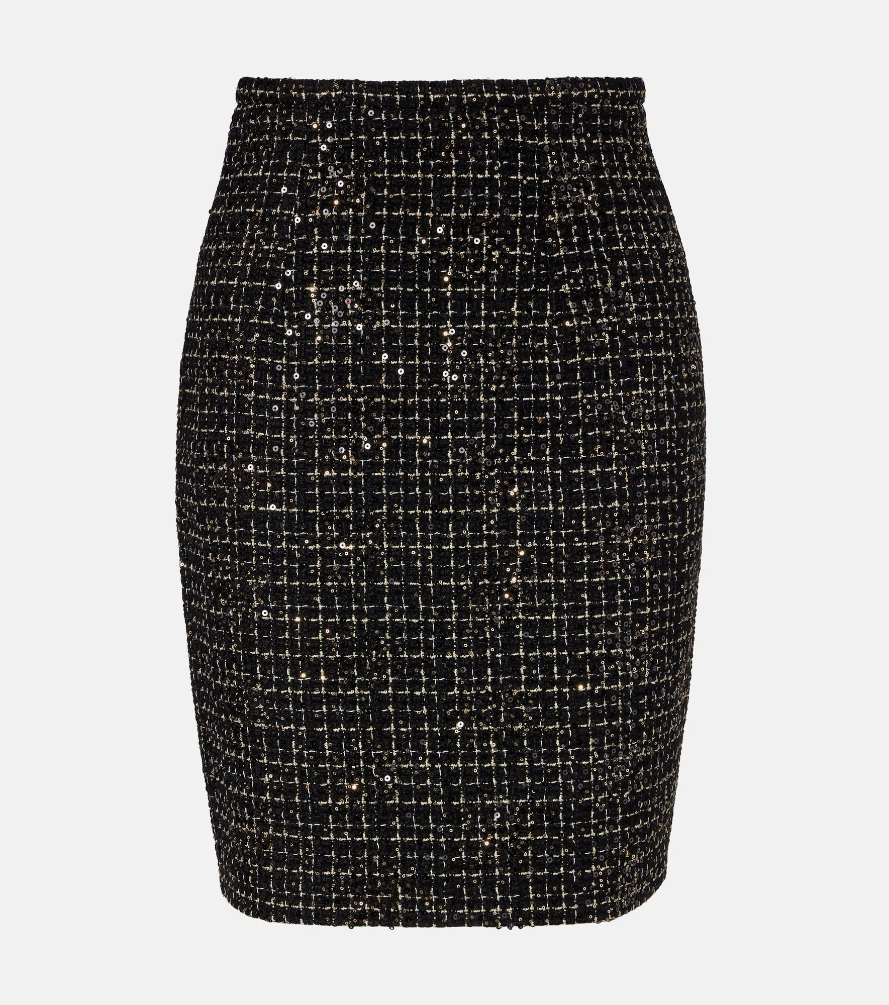 Ayaka sequined tweed pencil skirt - 1