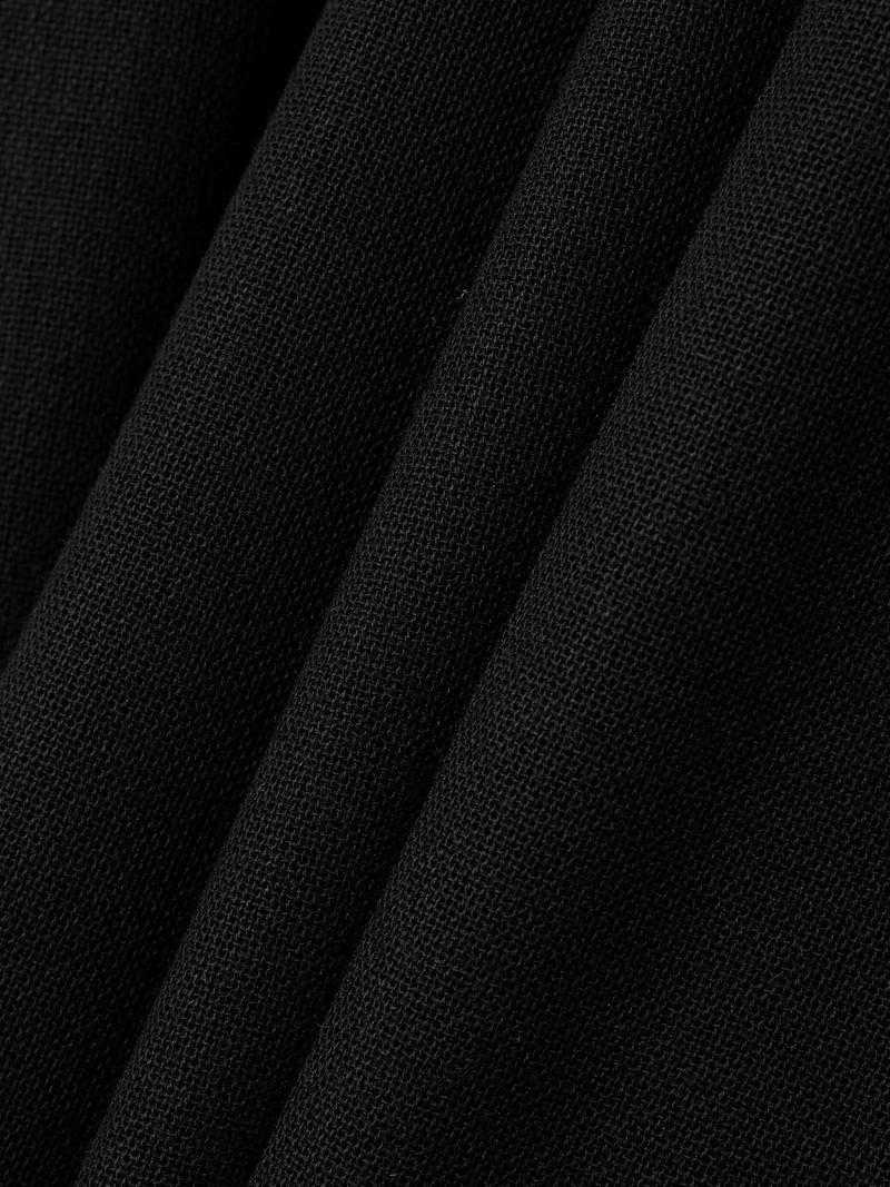 Belted pleated wool wide-leg pants 4