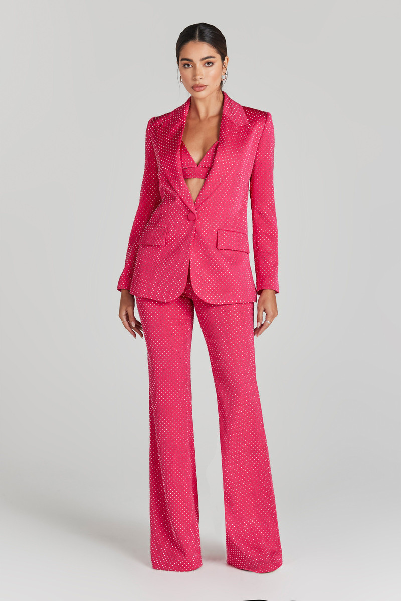 Kira Hot Pink Blazer 1