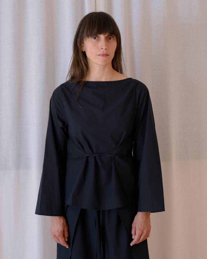 Decti Long Sleeve Top - Organic Cotton Poplin 1