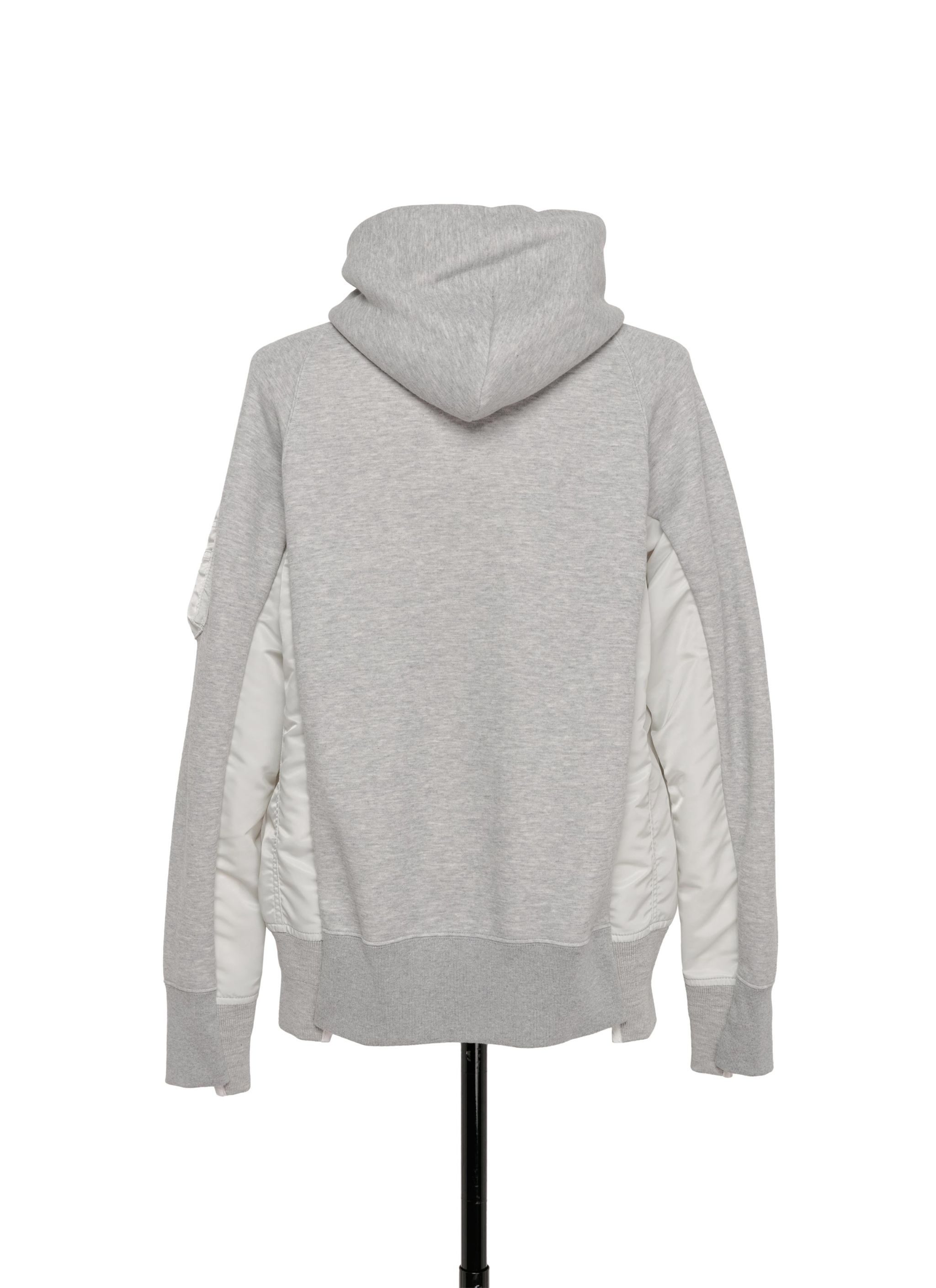 Sponge Sweat x Nylon Twill Hoodie - 3