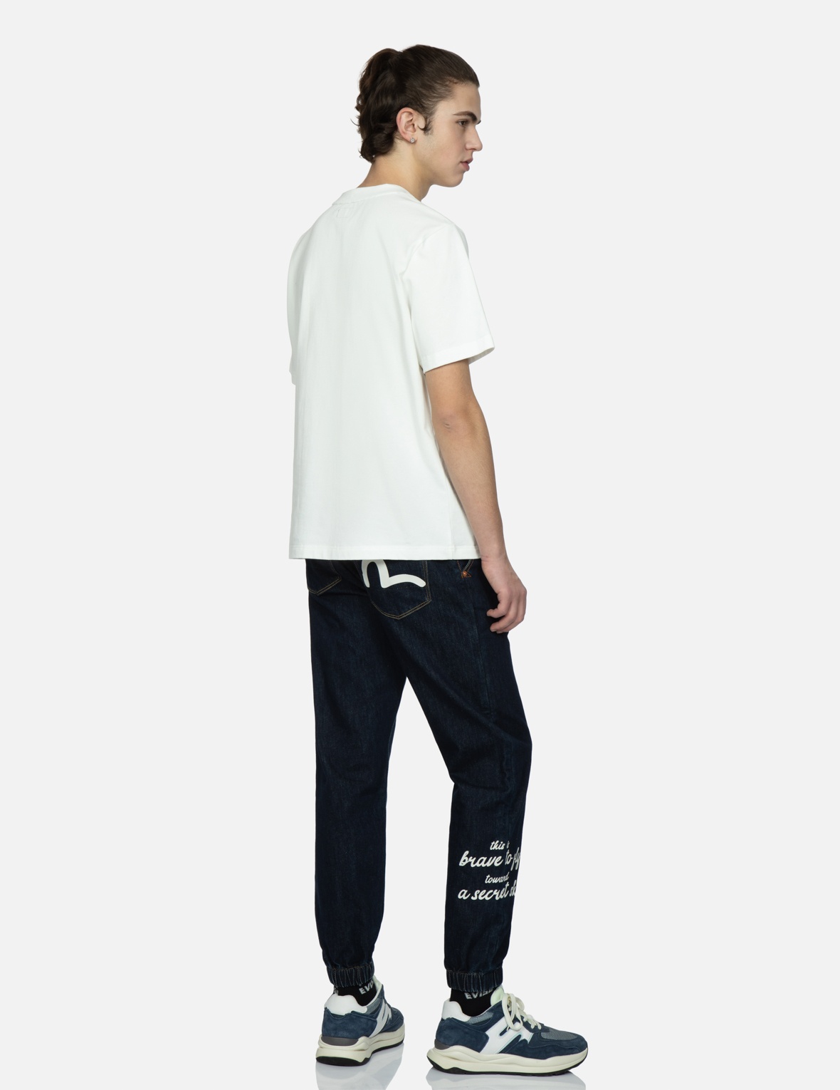 SLOGAN AND SEAGULL PRINT REGULAR-FIT JOGGER PANTS - 3