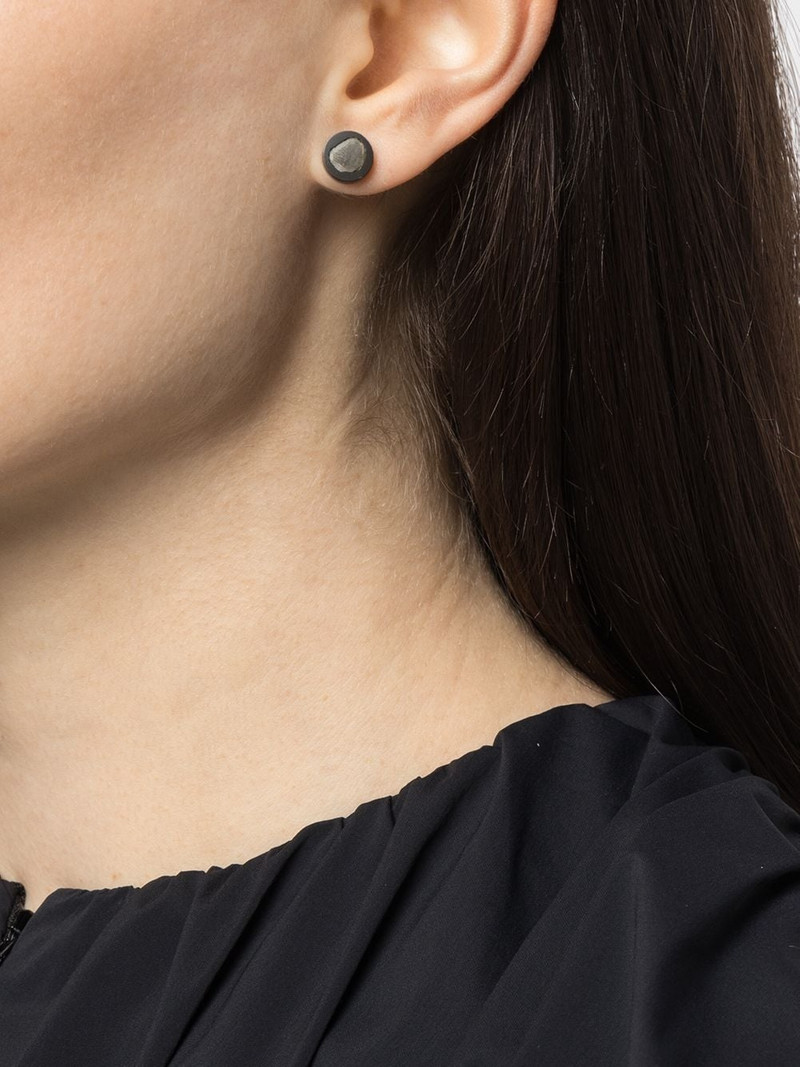 Parts of Four diamond-encrusted single earring outlook