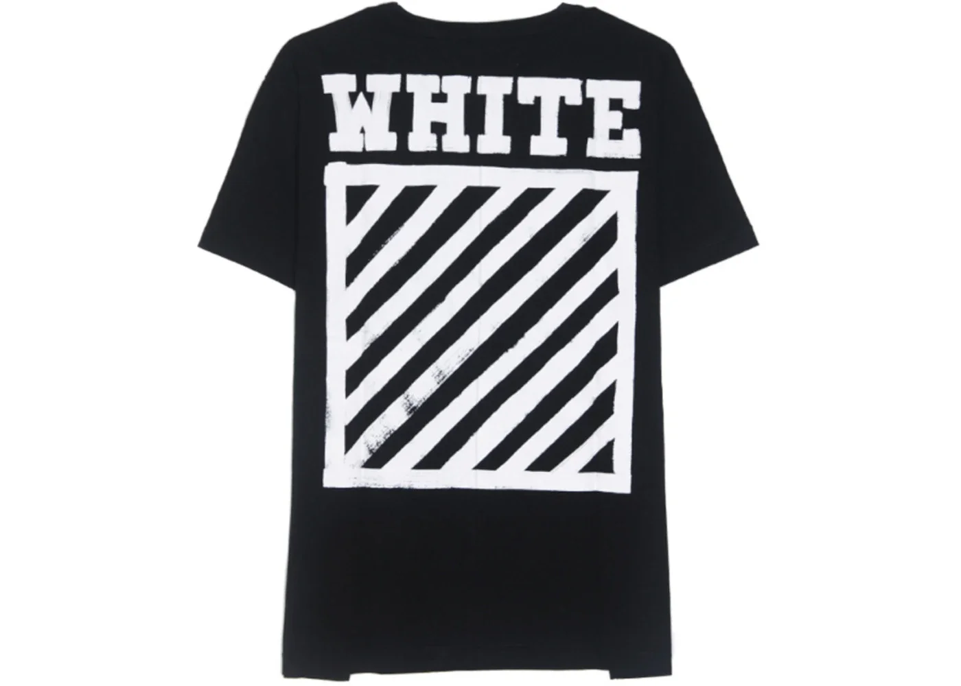 OFF-WHITE Brushed Diag T-shirt Black/White - 1