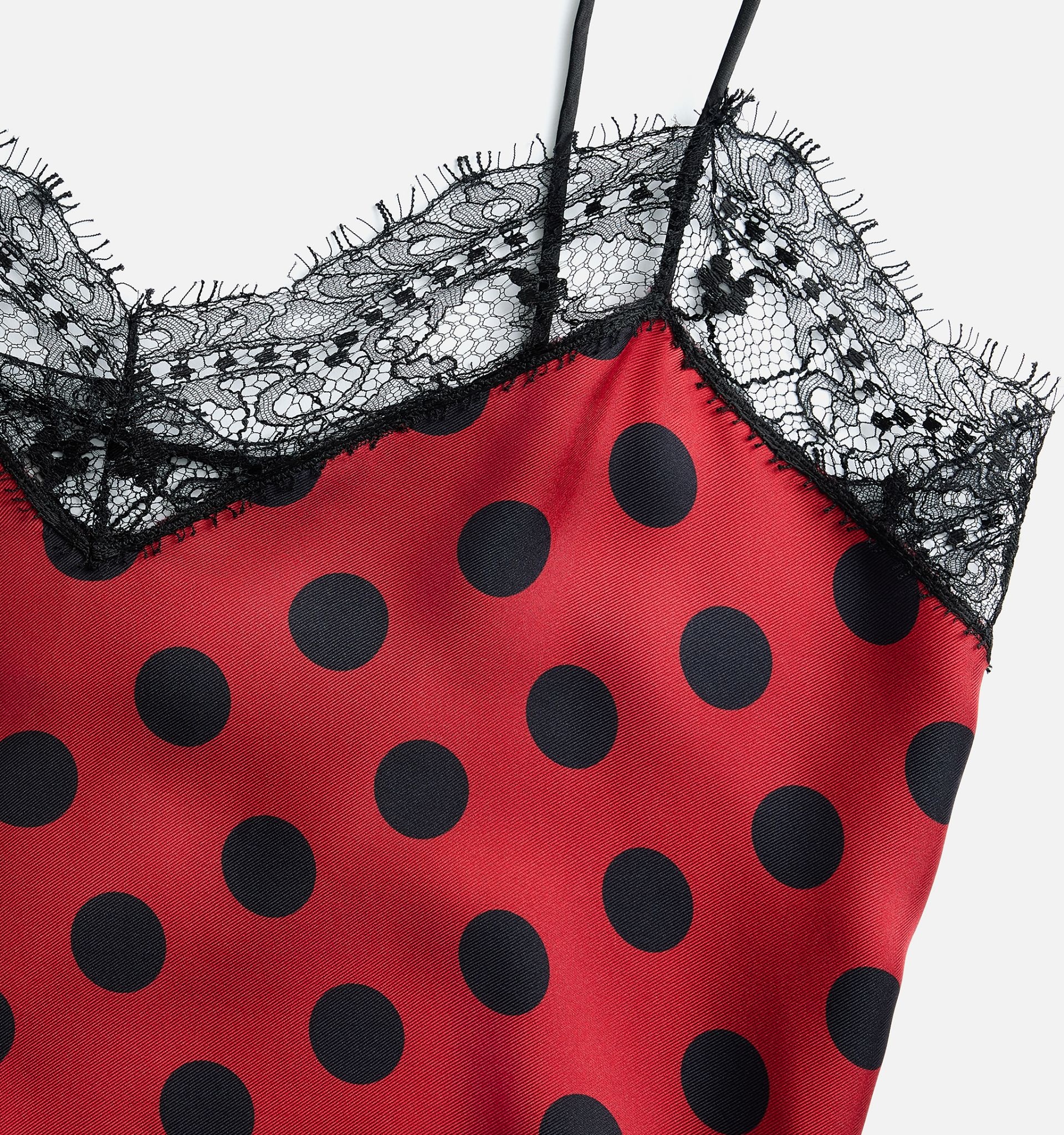 Strap Dress With Lace - 3