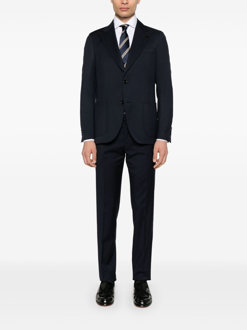 LARDINI virgin-wool blazer outlook