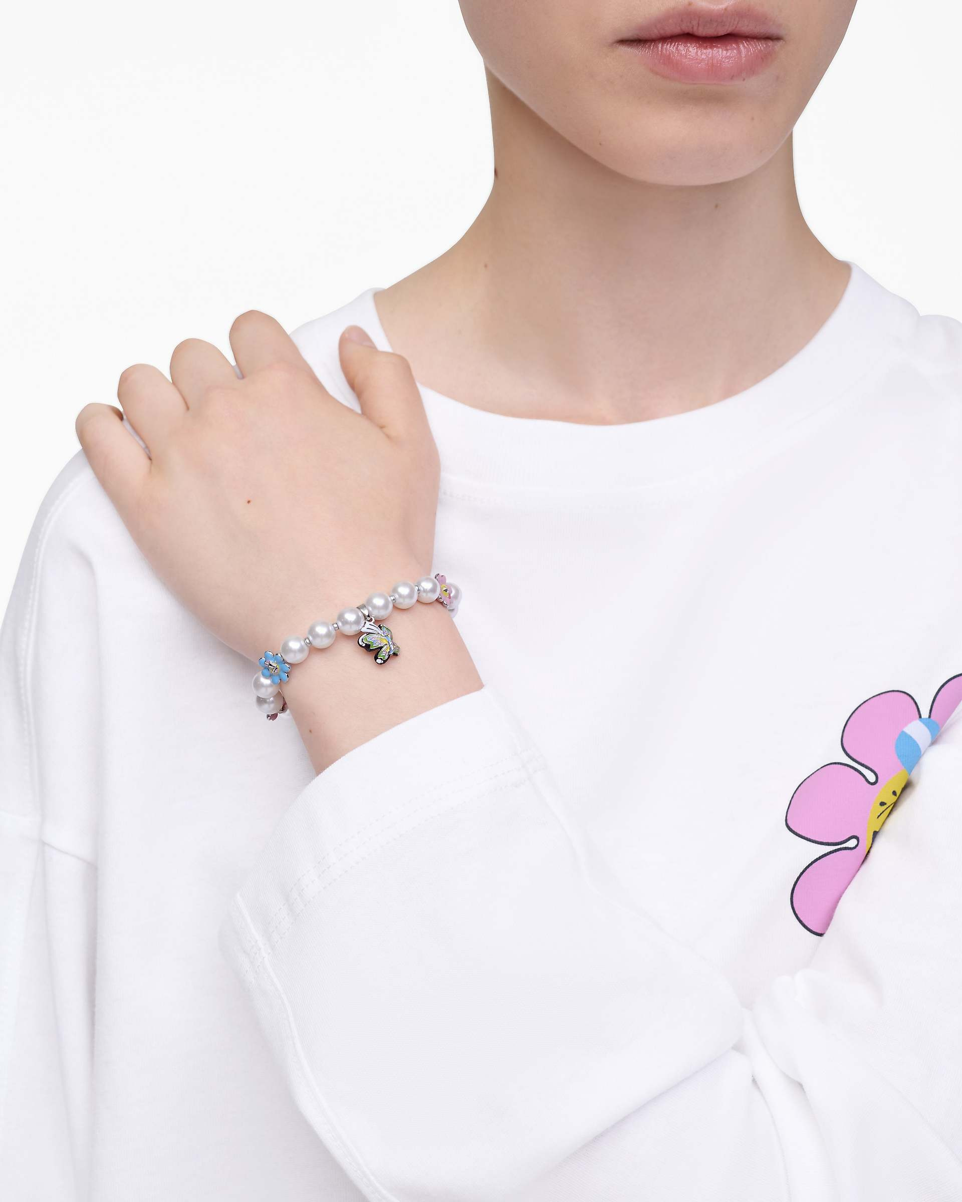HATTIE STEWART X MARC JACOBS GARDEN PEARL STATION BRACELET - 2