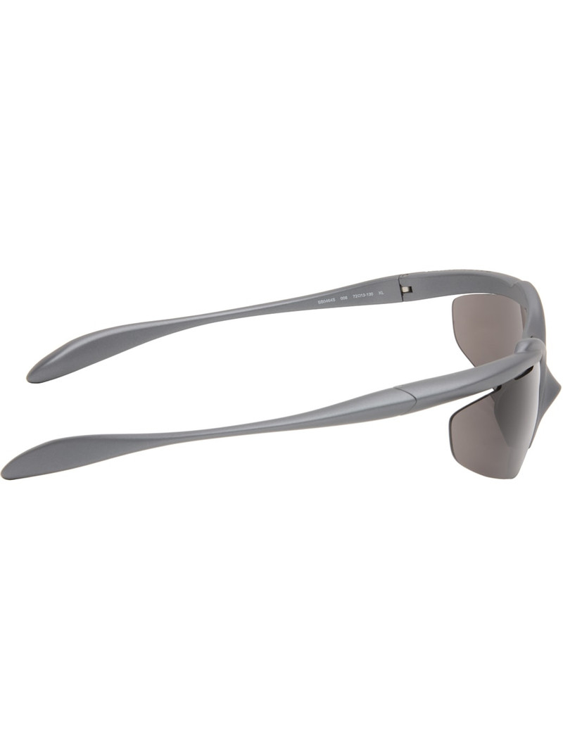 BALENCIAGA Gray Turbo D-Frame Sunglasses outlook