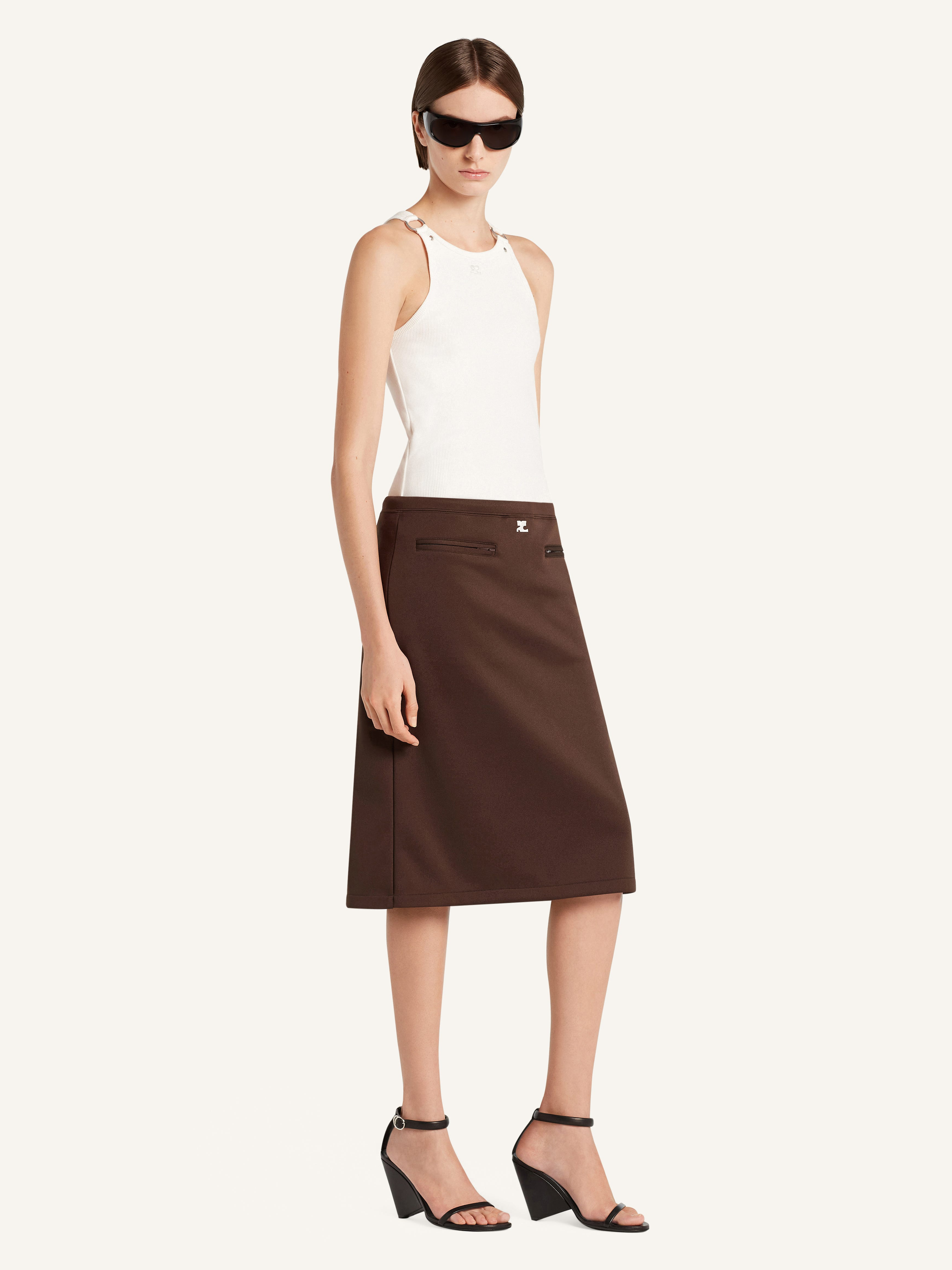 INTERLOCK TRACKSUIT SKIRT - 3