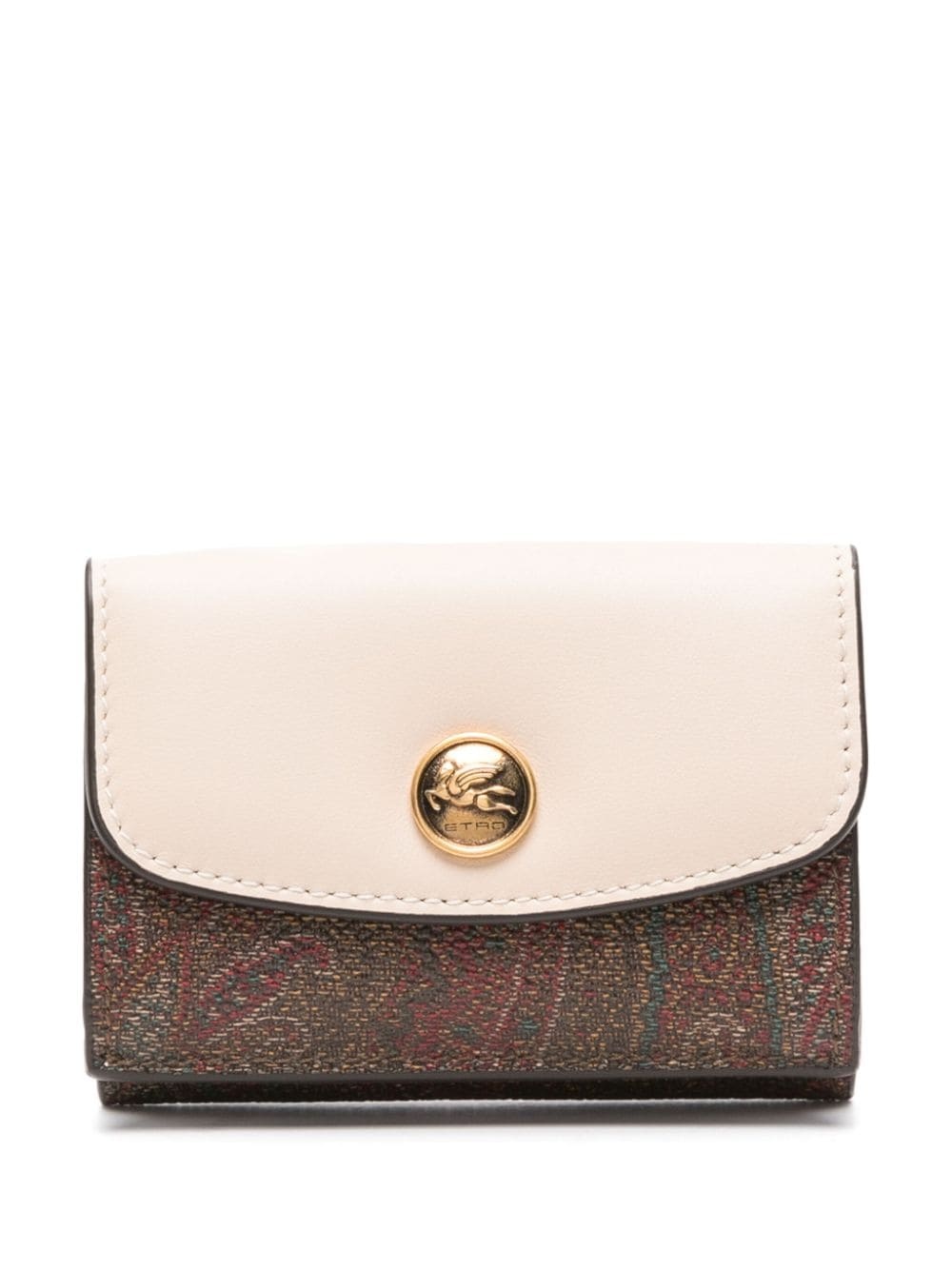 paisley-jacquard wallet - 1