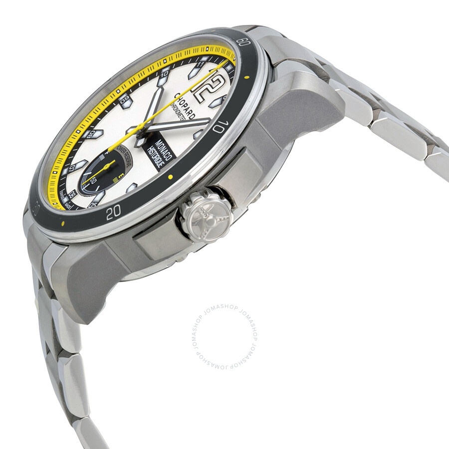 Pre-owned Chopard Grand Prix de Monaco Historique Power Control Silver Dial Men's Watch 158569-3001 - 2