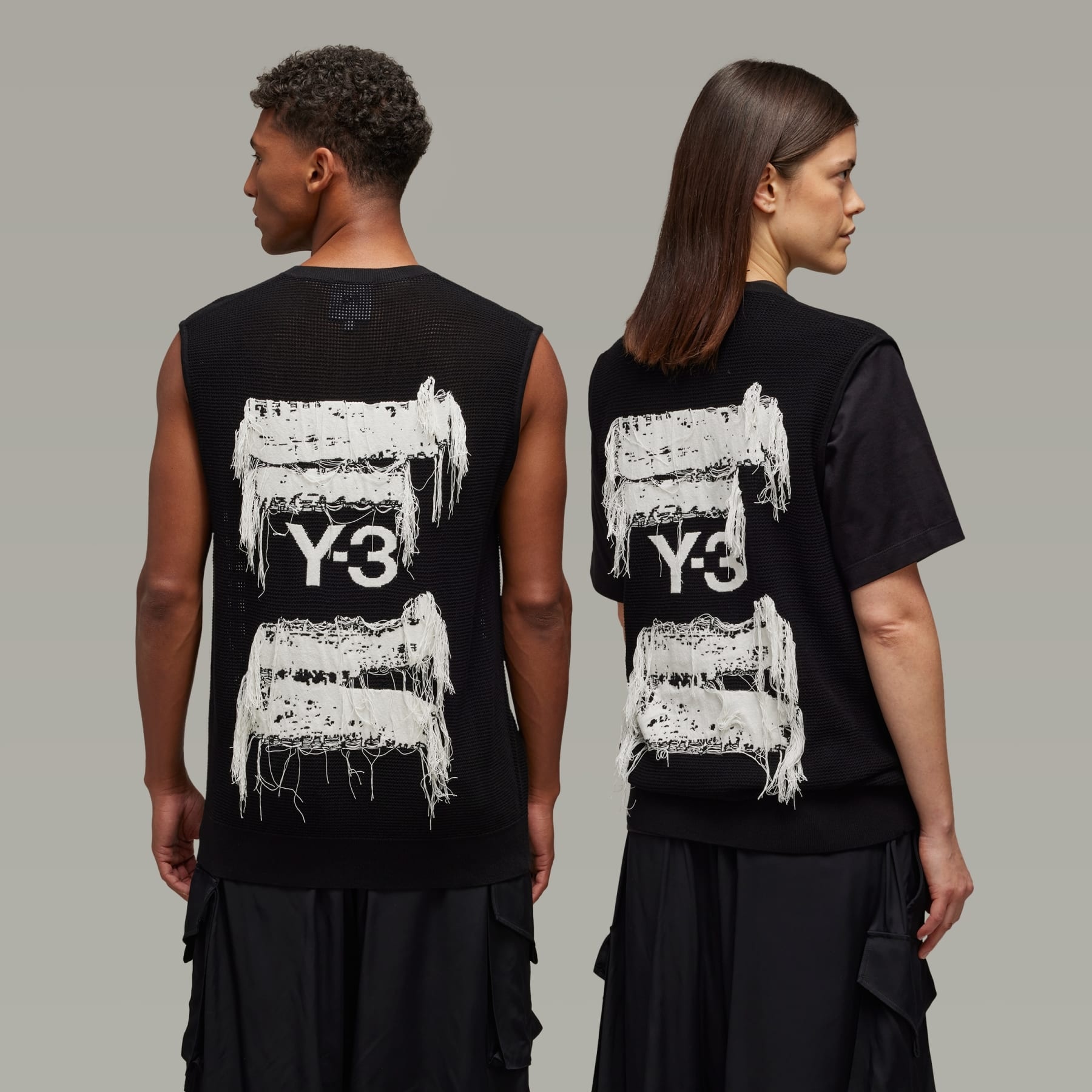 Y-3 Graphic Knit Vest - 5
