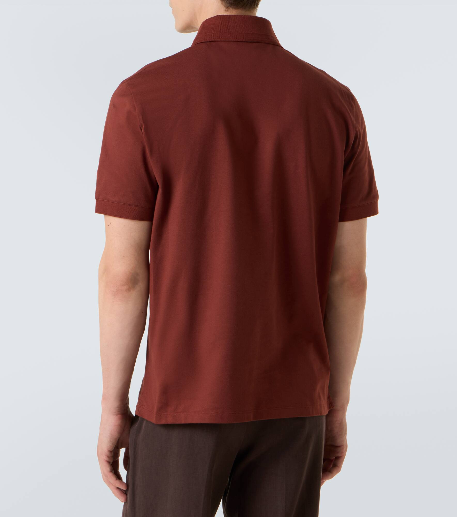 Logo cotton polo shirt - 4