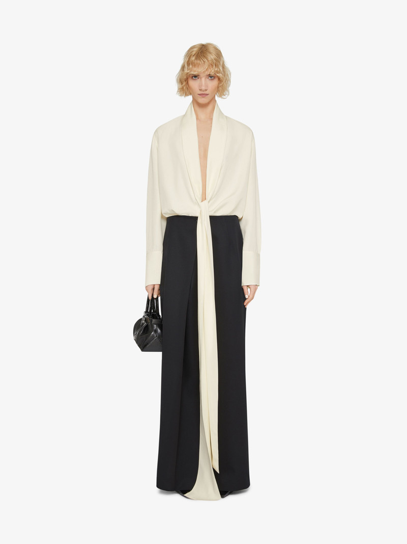 Givenchy BLOUSE IN SILK WITH LONG LAVALLIERE outlook