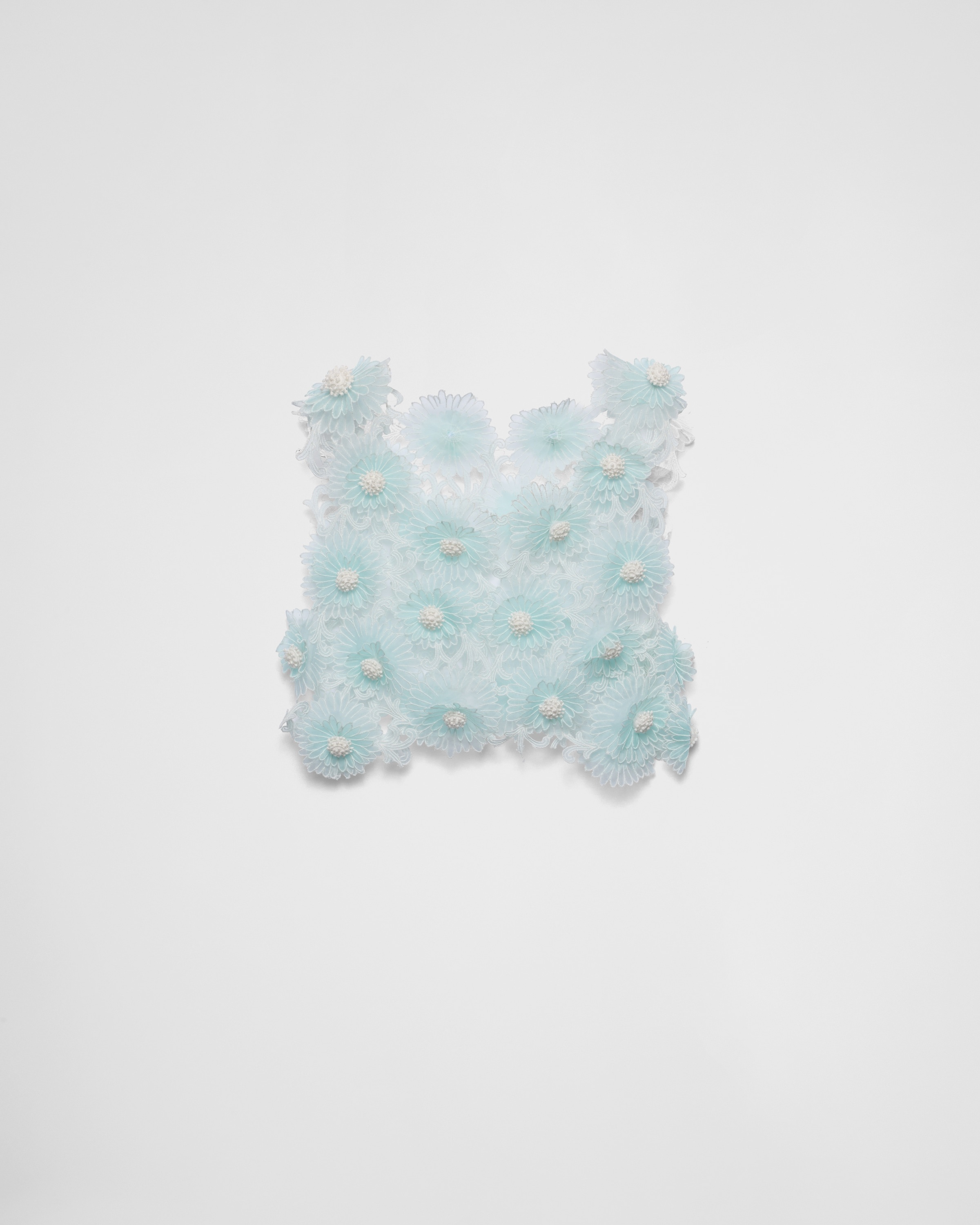 Guipure top with Dahlia embroidery - 1