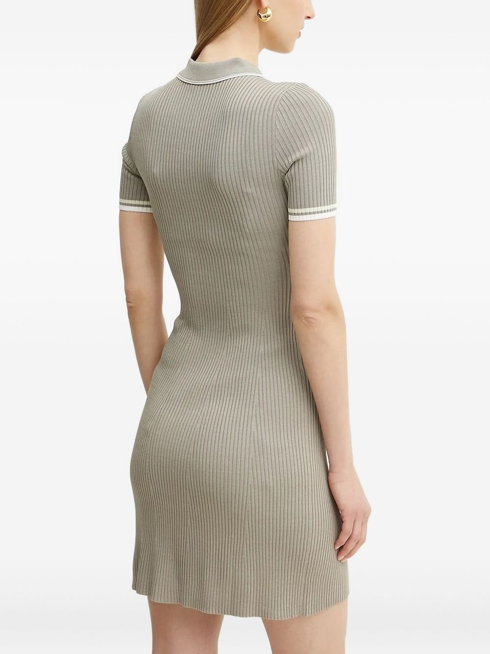 Thalia ribbed midi dress - 2