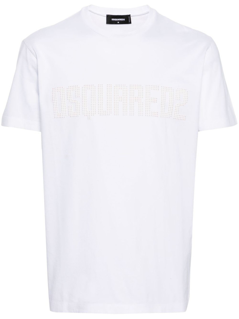 logo-appliquÃ© cotton T-shirt 1