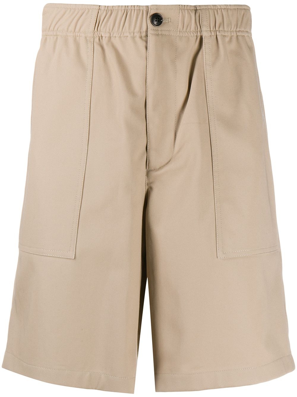 elasticated waistband bermuda shorts - 1