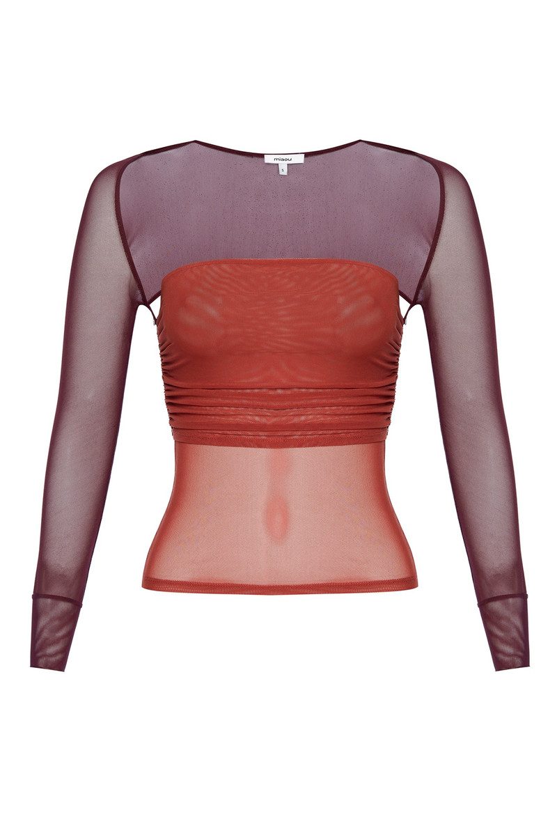 miaou IRIS TOP - CRIMSON RUSSET outlook