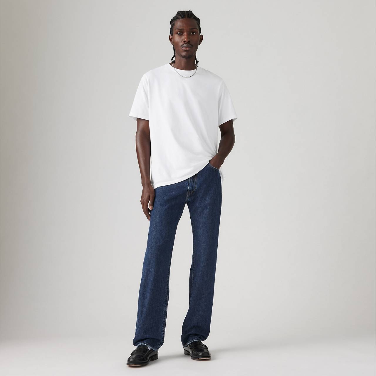 LEVI'S® WELLTHREAD® MEN'S 555™ RELAXED STRAIGHT JEANS - 2