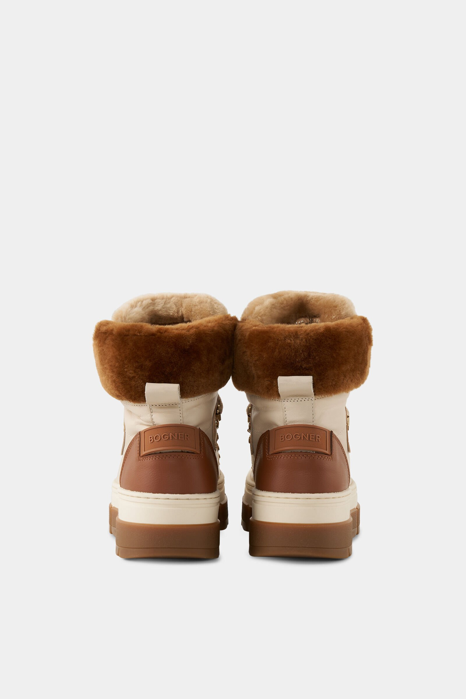Mid boots Vaduz with spikes in Beige/Cognac - 5