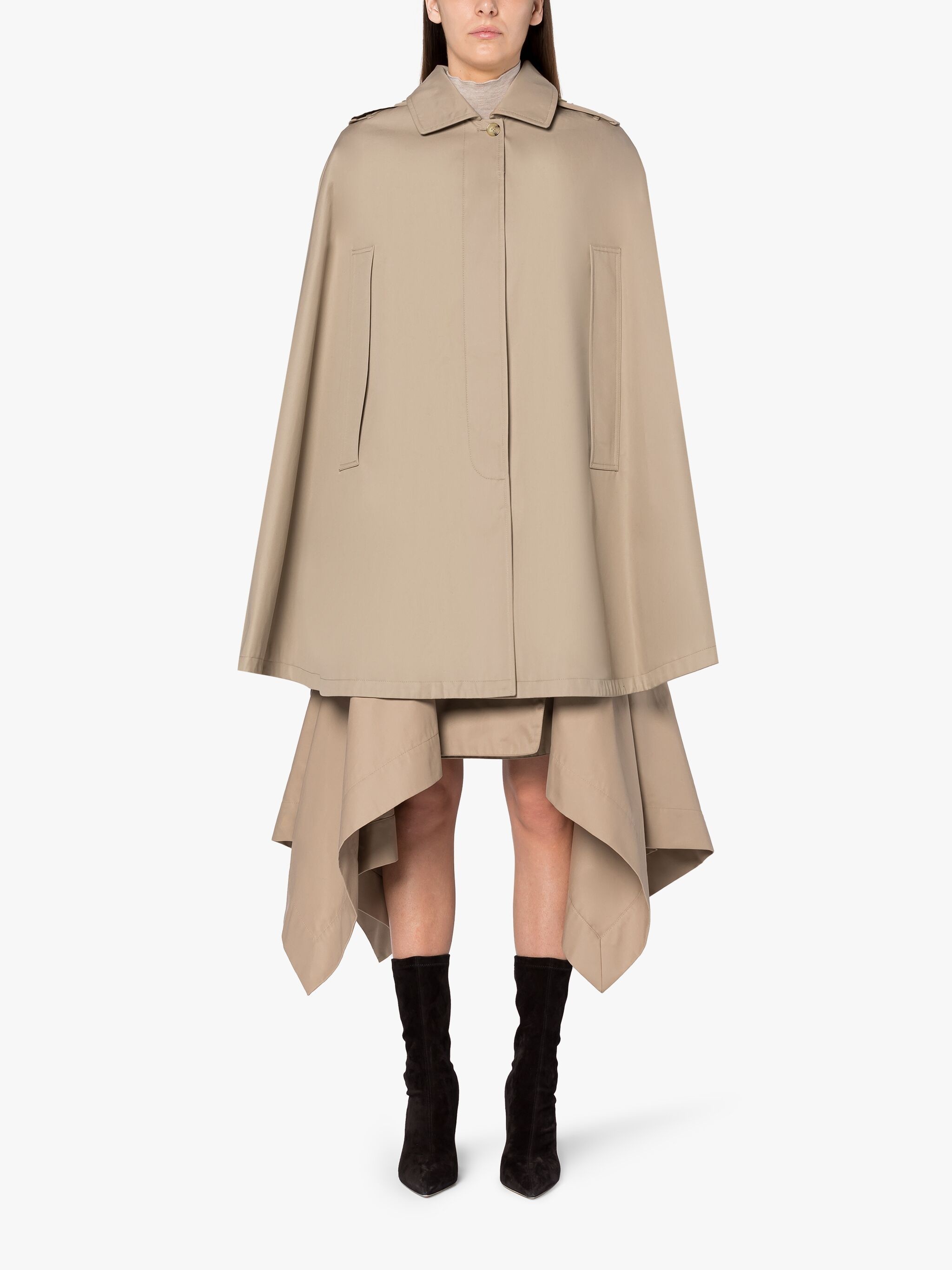 HALLEIGH SAND COTTON CAPE - 3