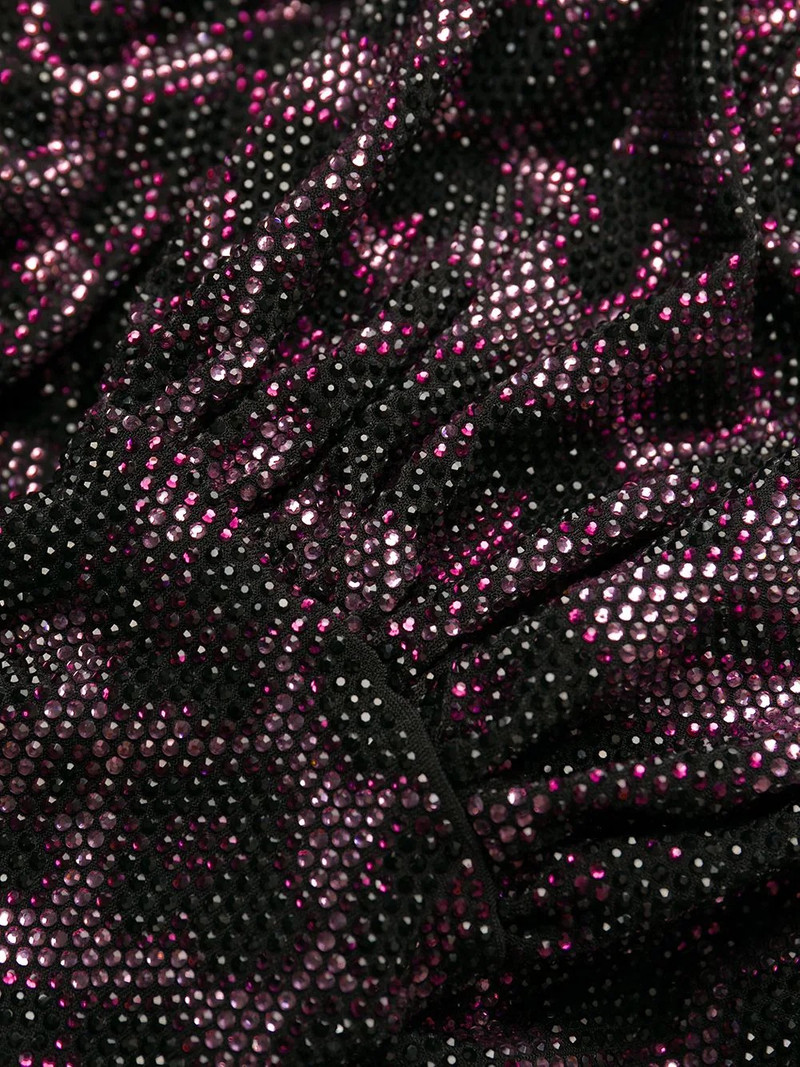 metallic print dress 6