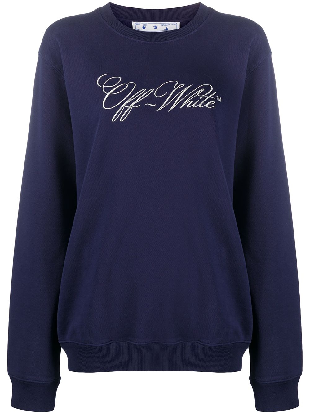 logo print sweatshirt - 1