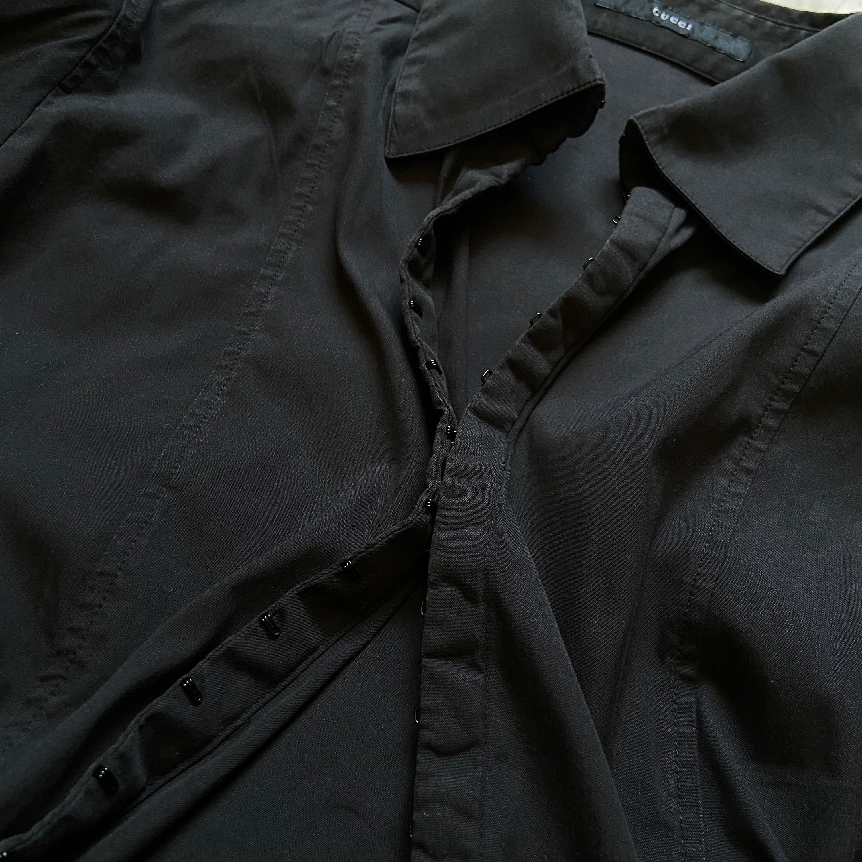 Gucci tom ford black hook shirt - 5