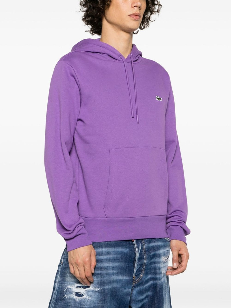 logo-embroidered cotton-blend hoodie 3