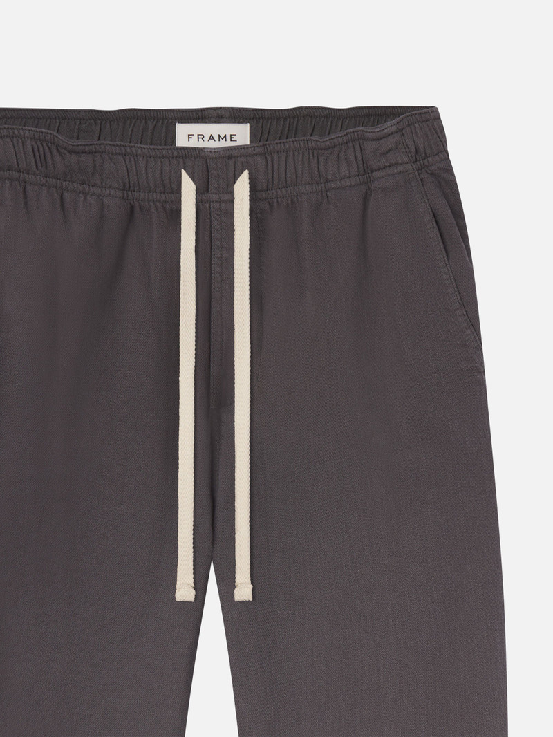 FRAME Textured Terry Travel Pant in Slate Gray outlook