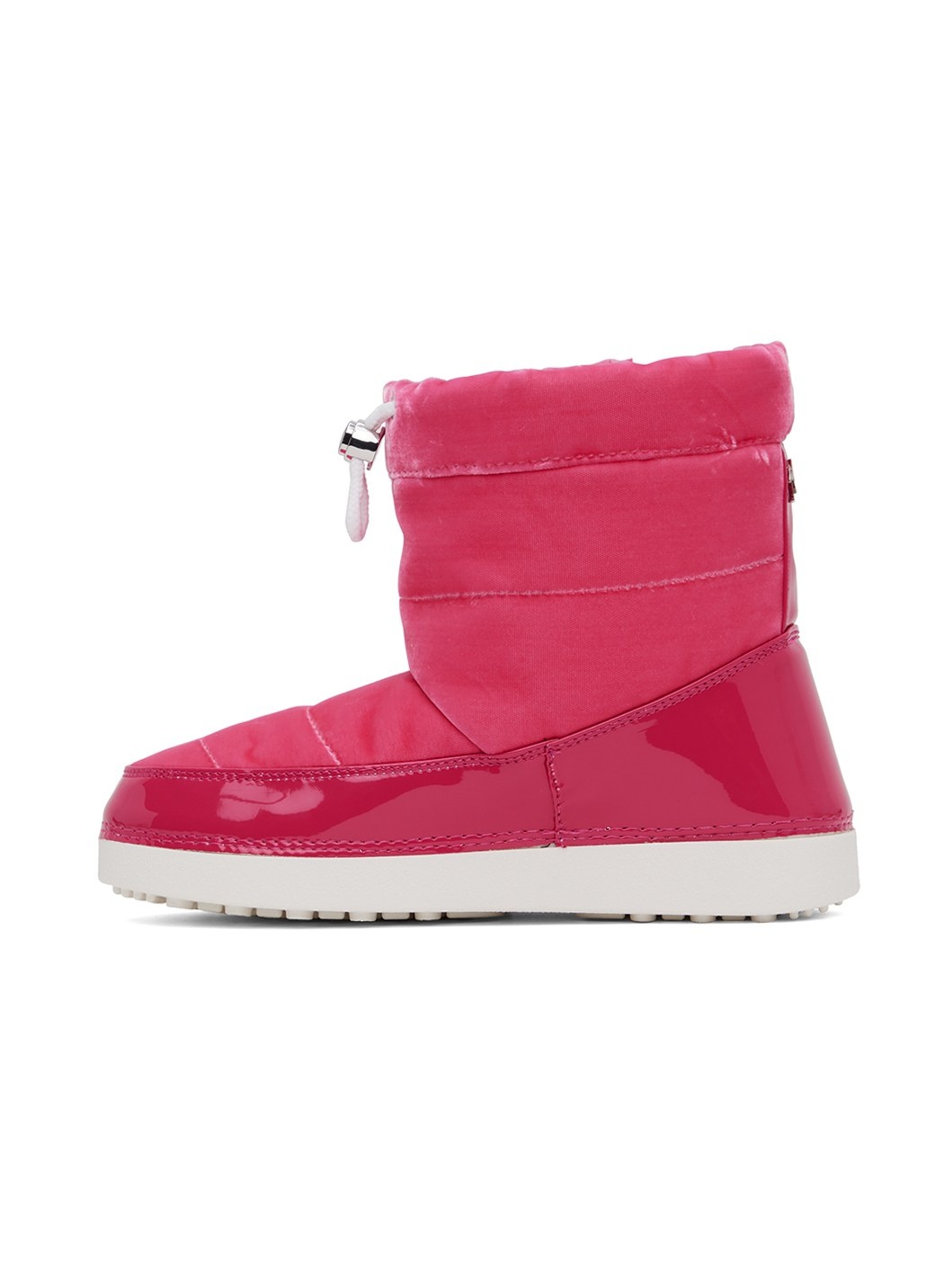 Pink Snow Velvet Boots - 3