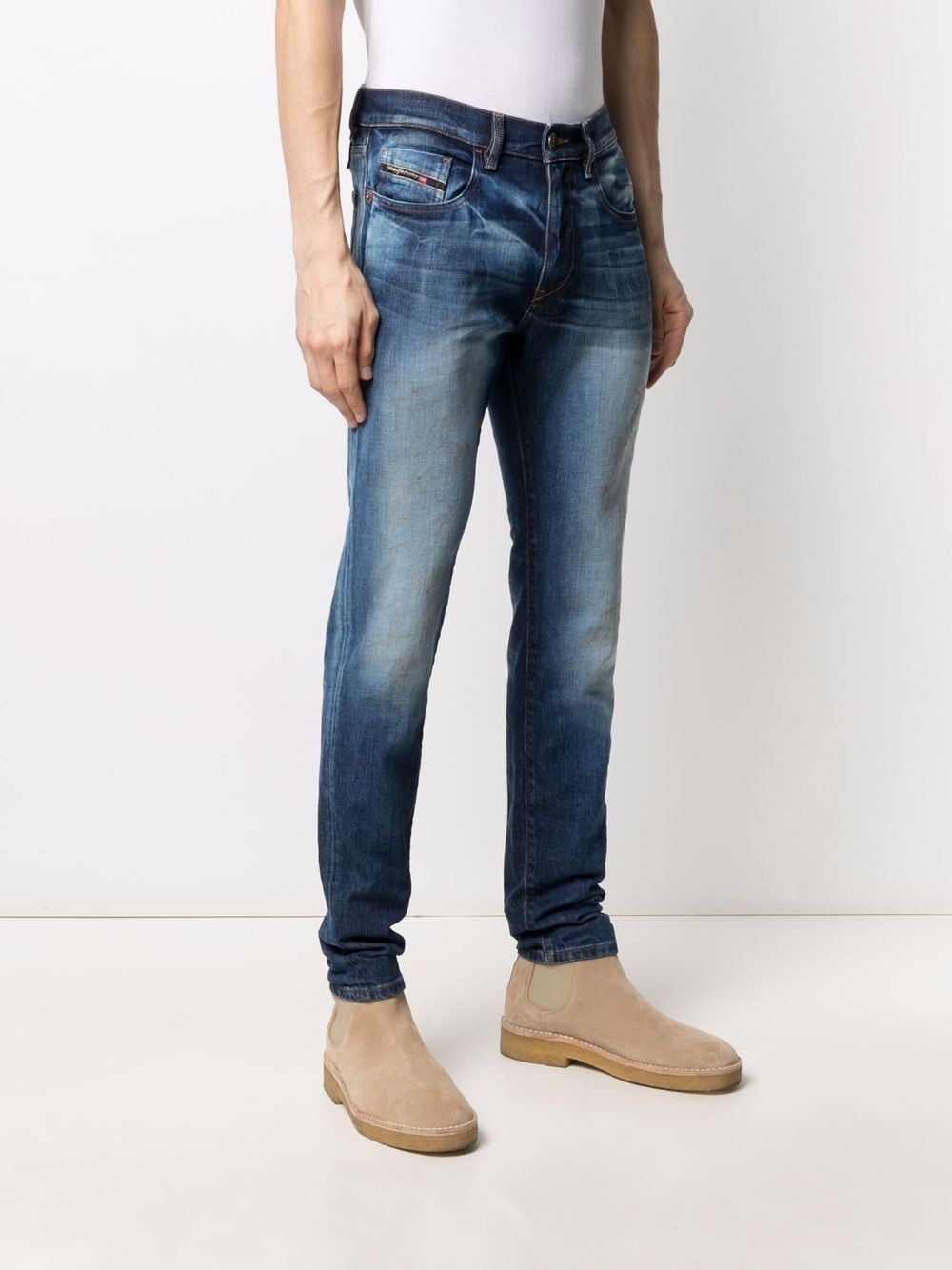 D-Strukt low-rise slim-fit jeans - 3