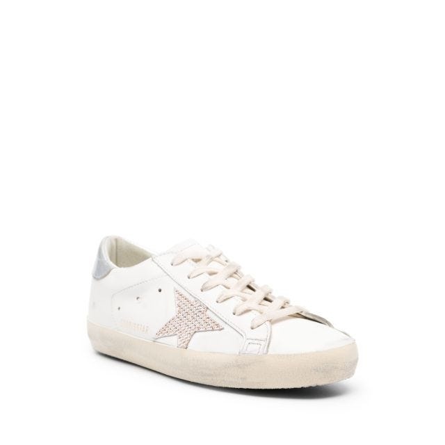 Super-Star leather sneakers silver details - 2
