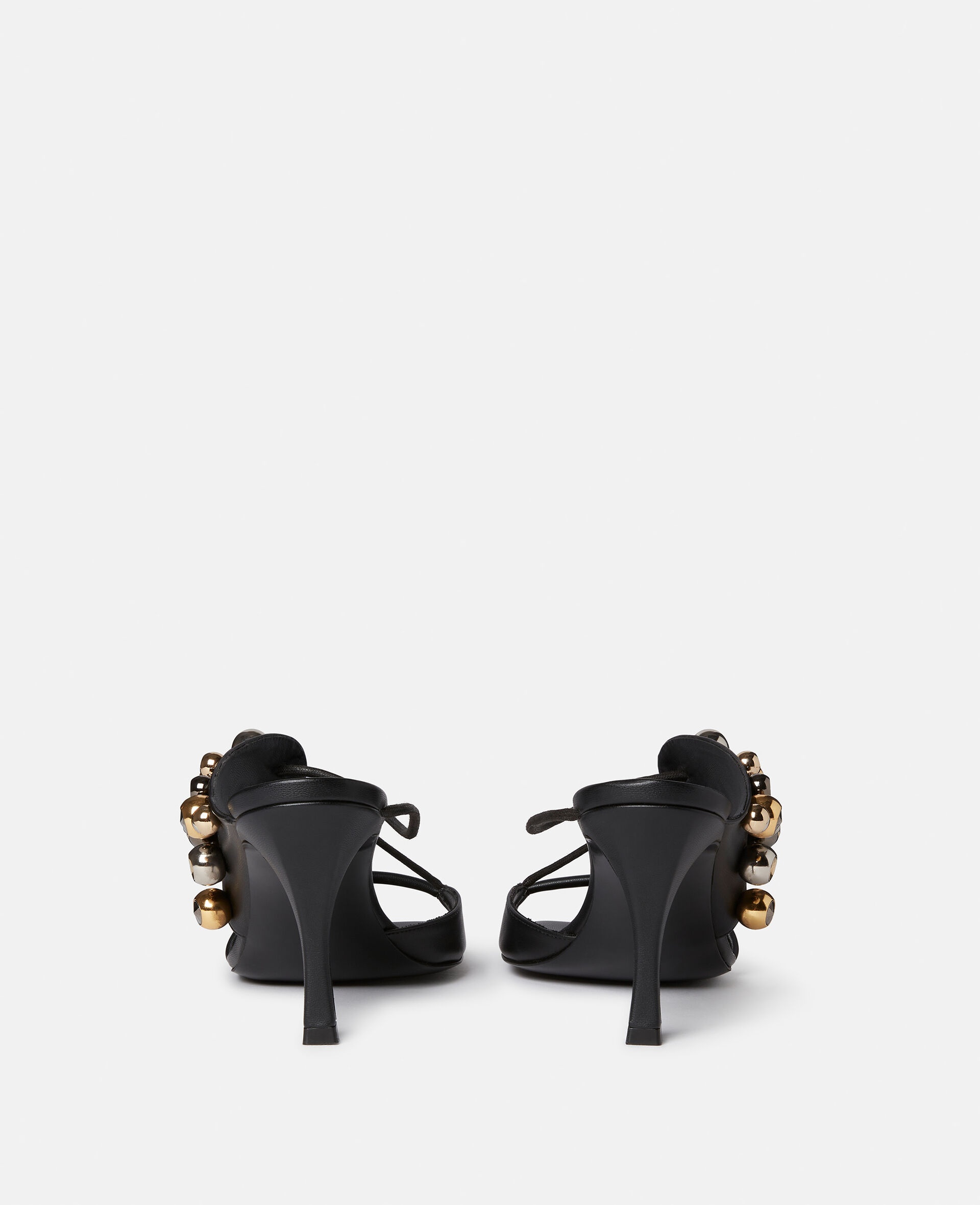 Stella 100 Lace-Up Stud Mules - 3