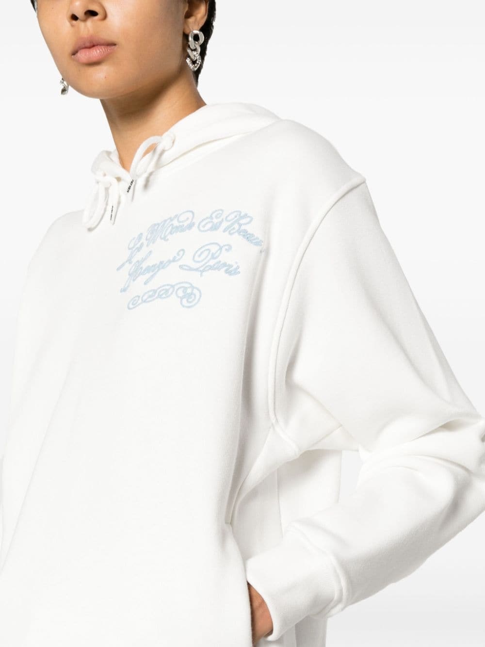 Kenzo World embroidered cotton sweatshirt - 5