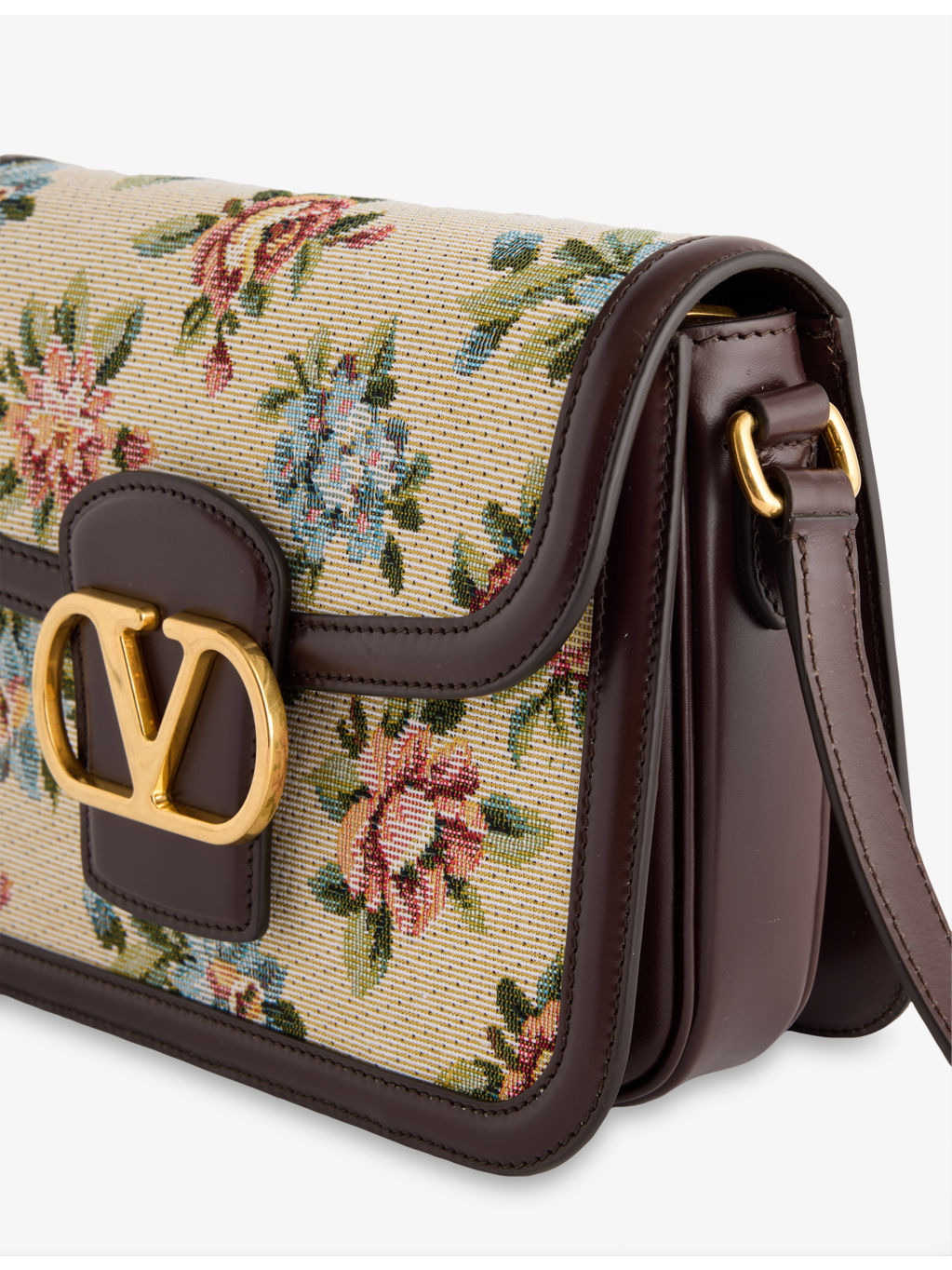 9to5 Small Floral-Jacquard Shoulder Bag - 3