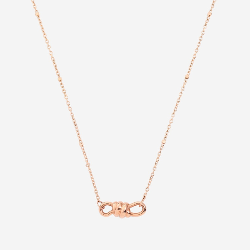 DoDo Rose Gold Nodo Choker Necklace outlook