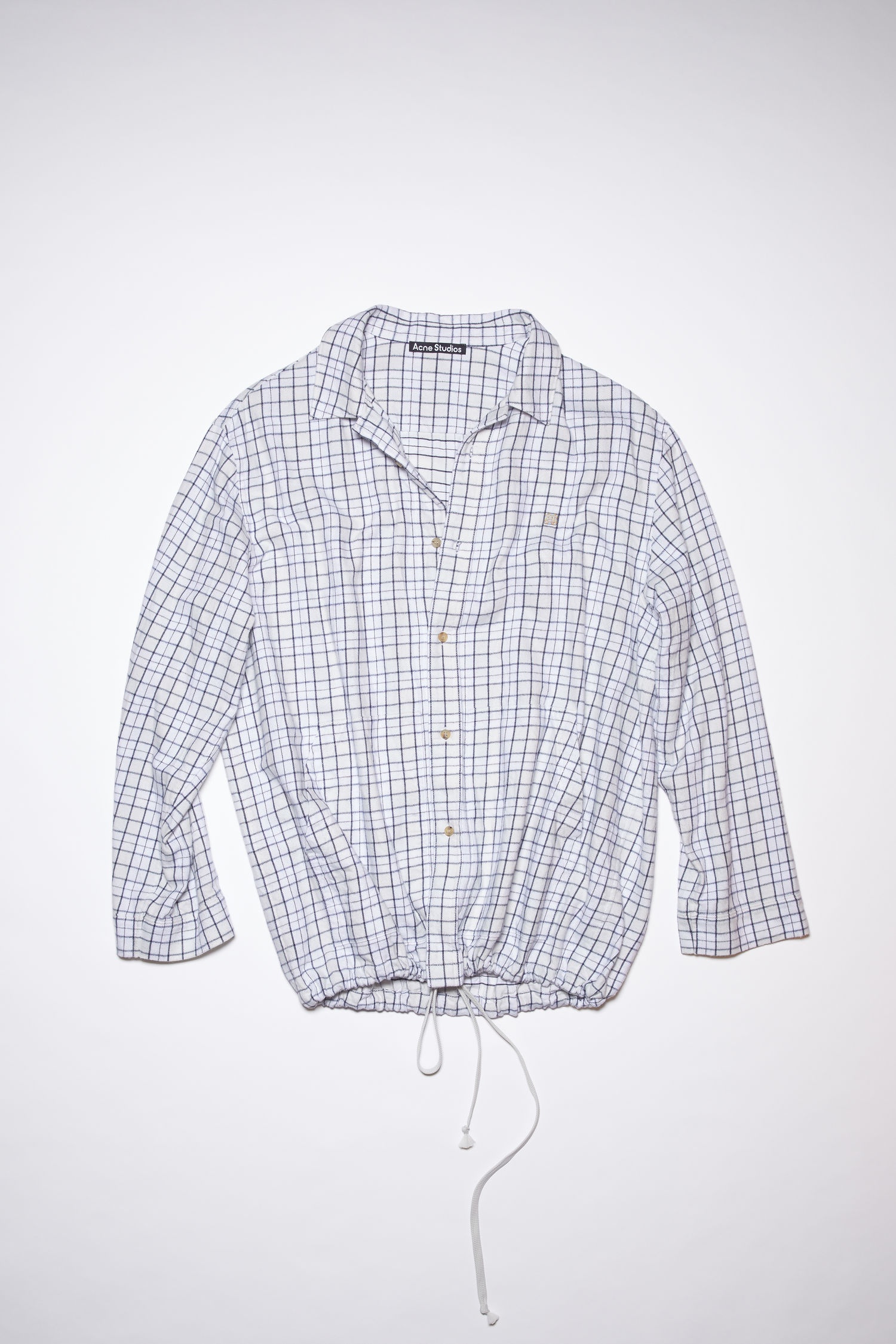 Flannel shirt - White/black - 1
