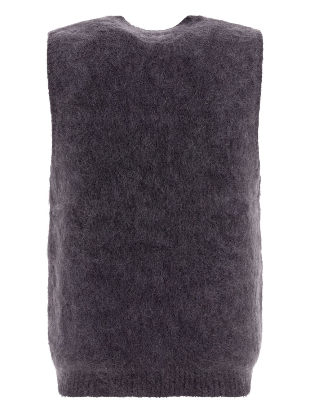 argyle-knit vest - 2