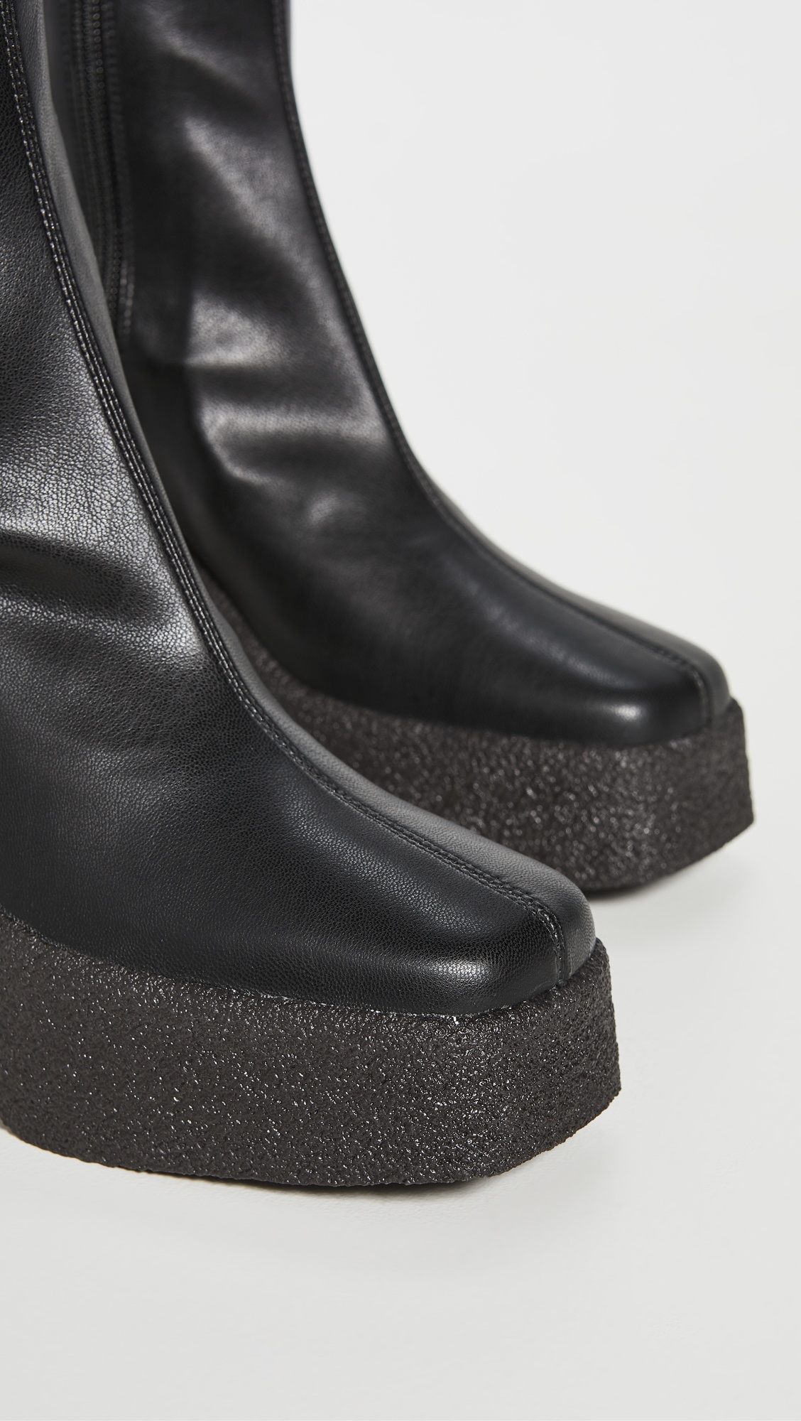Platform Stretch Boots - 5