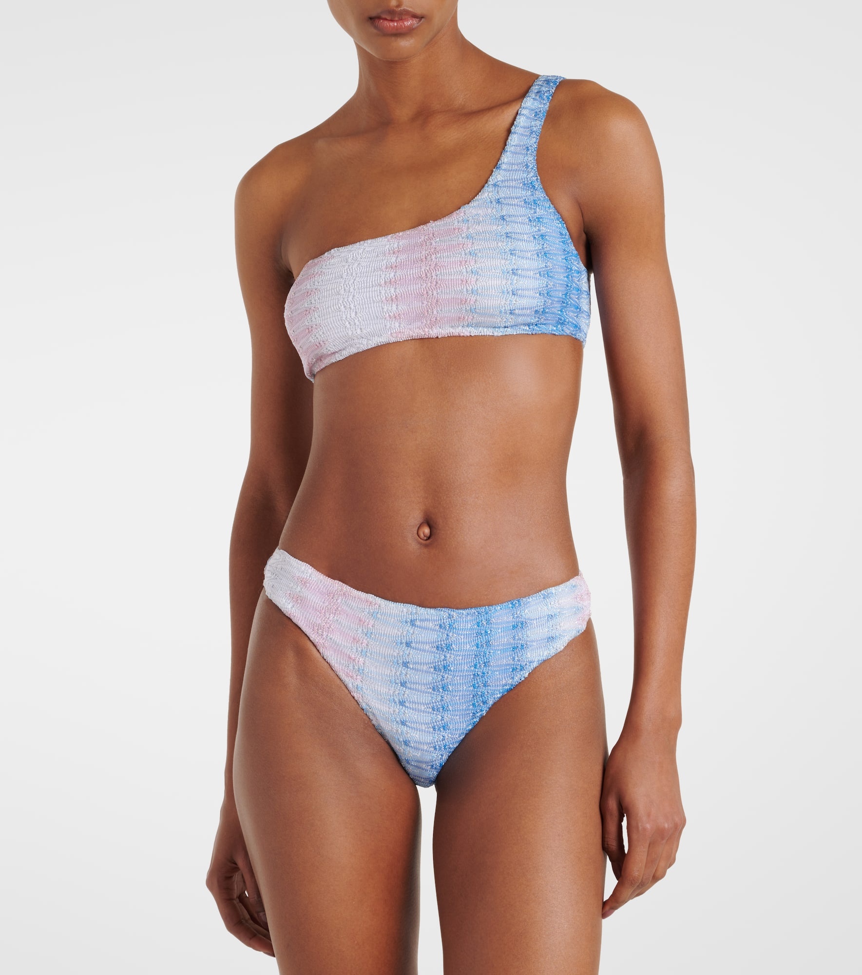 Zigzag ombré lamé bikini - 2